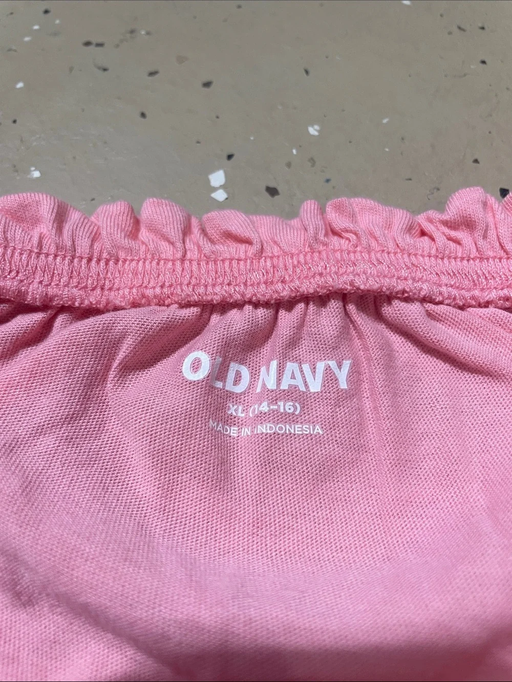 Girls Old Navy Pink Off-Shoulder Tank Top